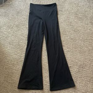 Flare black leggings